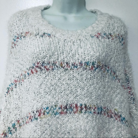 DAVI & DANI PLUS SIZE STRIPED SIDE SLIT SWEATER.SIZE 3 XL - Picture 5 of 10